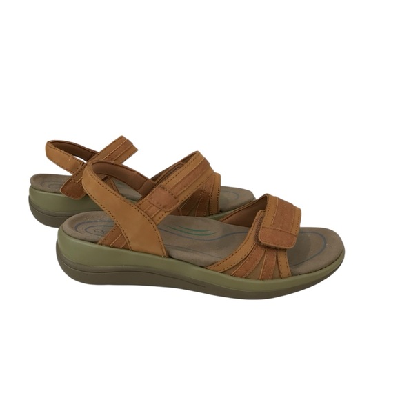 Orthofeet Womens Orthopedic Leather Adjustable Paloma Sandals 7D - Picture 1 of 6